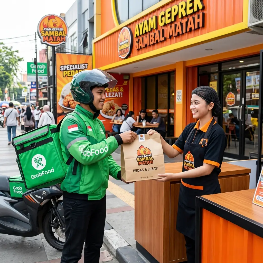 Panduan Daftar Gofood & Grabfood untuk Outlet Ayam Geprek Baru (Update 2026)