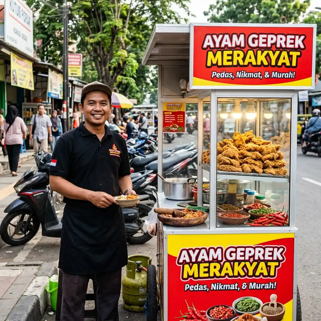 Franchise Ayam Geprek Terlaris 2026: Modal Kecil