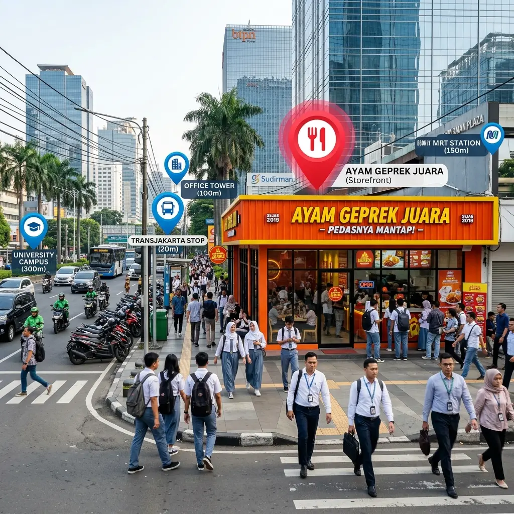 Cara Menentukan Lokasi Strategis untuk Jualan Ayam Geprek: Dekat Kampus atau Kantor?