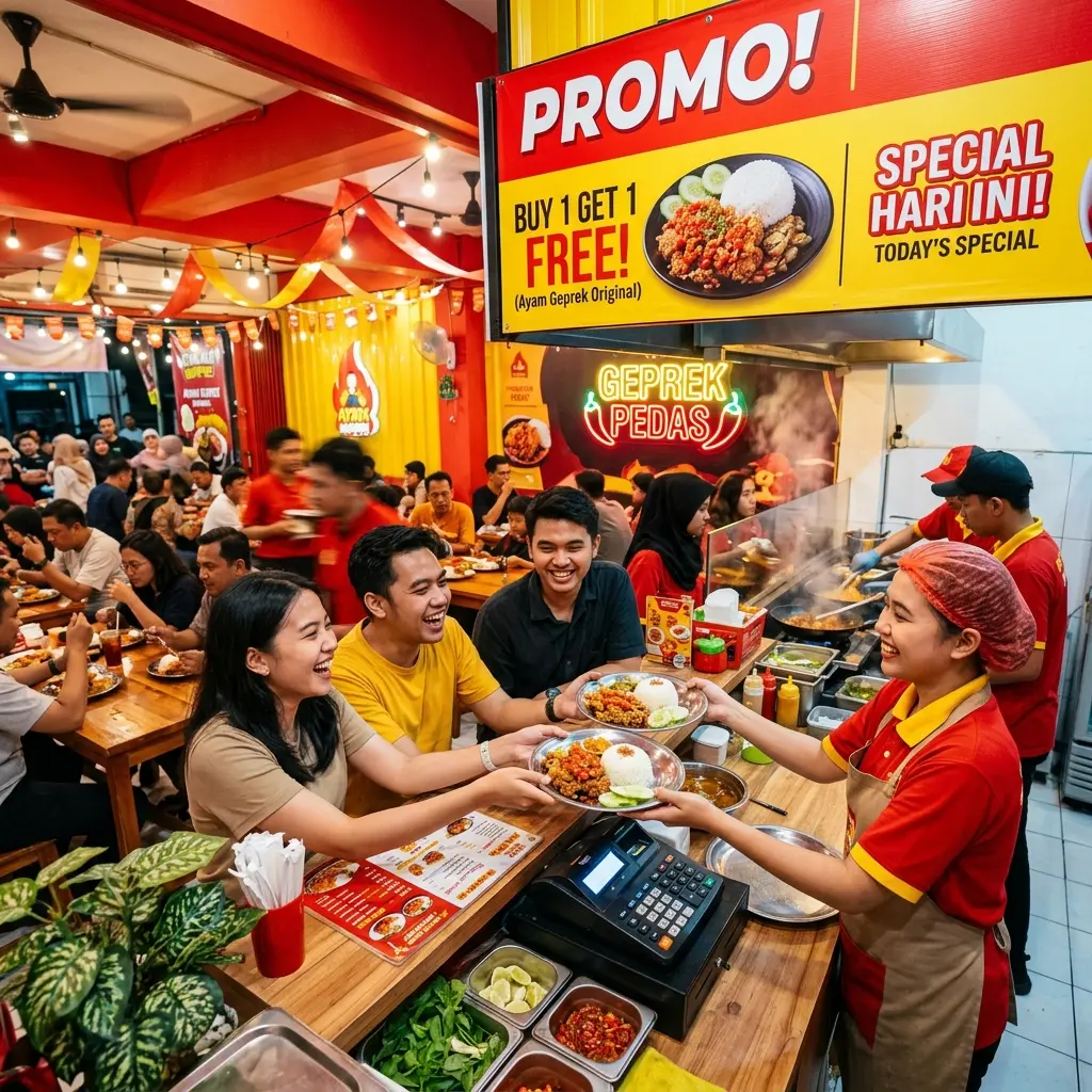 10 Ide Promo Menarik Ayam Geprek untuk Meningkatkan Omzet Harian