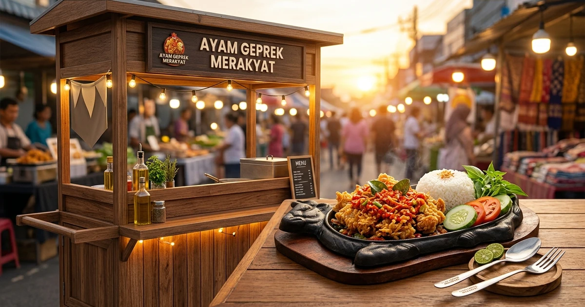Waralaba Makanan Gerobakan Murah Tanpa Bagi Hasil